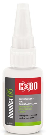 BONDICX 60 - sekundové lepidlo na plasty a gumu 20g