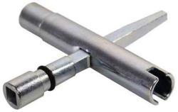 K��� univerz�lny na rozv�dzacie skrinky 110 x 105 mm so 4 koncovkami, kovov�, LIDOKOV