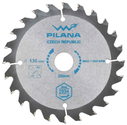 P�lov� kot�� s SK pl�tkami 130x1,9x20 zuby 24 WZ, PILANA