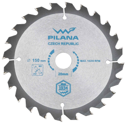 P�lov� kot�� s SK pl�tkami 150x2,0x20 zuby 24 WZ, PILANA