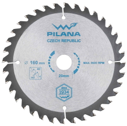 P�lov� kot�� s SK pl�tkami 160x2,0x20 zuby 36 WZ, PILANA