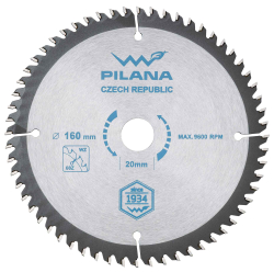 P�lov� kot�� s SK pl�tkami 160x2,0x20 zuby 60 WZ, PILANA