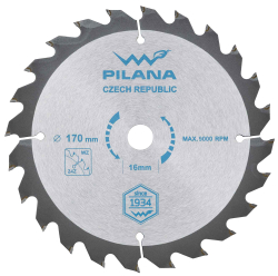 P�lov� kot�� s SK pl�tkami 170x2,0x16 zuby 24 WZ, PILANA