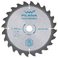 P�lov� kot�� s SK pl�tkami 185x2,0x20 zuby 24 WZ, PILANA