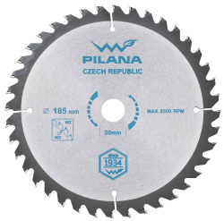 P�lov� kot�� s SK pl�tkami 185x2,0x20 zuby 40 WZ, PILANA