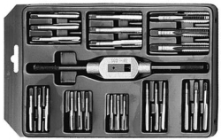 Sada zvitnkov 25-dielna, M3-M12, vratidlo 2,5-9, NO, MINI-2, CZ TOOL