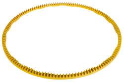 Liatinov� ozuben� koleso na obvode 160 a 200  litrov�ho bubna mie�a�ky na bet�n, GEKO