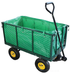 Z�hradn� voz�k so 4 kolesami,, nosnos� 300 kg, 110x51x81 cm, JAD