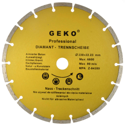 Diamantov� kot�� segmentov� 230 x 22 x 2,6 mm, GEKO