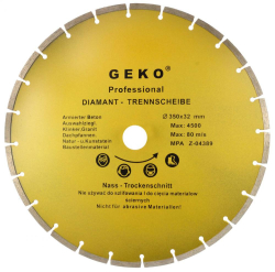 Diamantov kot segmentov 350 x 32 x 4,1 mm, GEKO