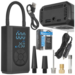 Kompresor do auta/na bicykel 4000mAh, 84W, 10 barov, GEKO