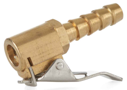 Mosadzn� koncovka k hadi�ke s priemerom 8 mm na plnenie pneumat�k, GEKO