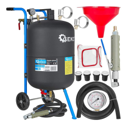 Pieskova�ka 76 l, pracovn� tlak 4,1-8,6 barov, spotreba vzduchu 170-700 l/min, GEKO