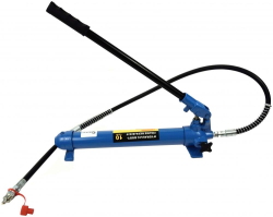 Hydraulick pumpa k rozpnacej sade 10 t, hadica 1.450 mm, GEKO