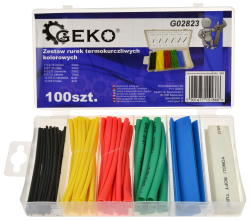 Sada farebn�ch termos�ahovac�ch trubkov�ch izol�cii, 100-dielna sada, GEKO