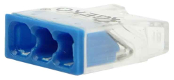 WAGO svorka 3 x 0,5-2,5 mm2, GEKO