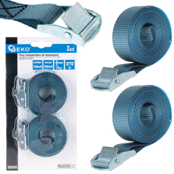 Reme� s prackou 500 kg, 3 m x 25 mm, 2 ks, GEKO