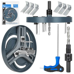 Nastavite�n� vykru�ovacia p�la do kovu, bimetalov�, 19-127 mm, GEKO