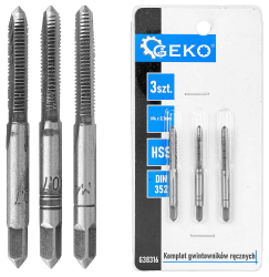 Sada z�vitn�kov HSS, M4 x 0,7, 3-dielna, GEKO