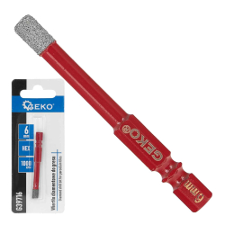 Diamantov� vrt�k do gresu 6 mm, upnutie 6-HRAN, GEKO