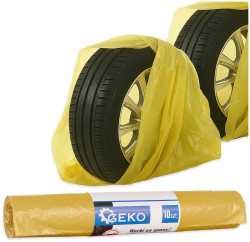 Vrecia na pneumatiky 100x100 cm, �lt�, rolka 10ks, GEKO