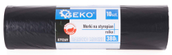 Vrecia na stavebn odpad - siln 380l, balenie 10ks v rolke, GEKO