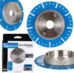 Diamantov� kot�� na rezanie a zr�anie hr�n PVC r�r 125 mm, GEKO