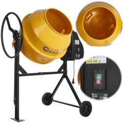 Mie�a�ka elektrick� 220 V, bubon 120 litrov, 550 W, priemer plniaceho otvoru 385 mm, GEKO