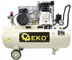 Kompresor olejov�, 1-piestov�, 3,0 kW, 420 l/min, vzdu�n�k 100 litrov, klinov� reme�, GEKO