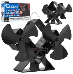 Ventil�tor ku krbu bez magnetu, dvojit�, GEKO
