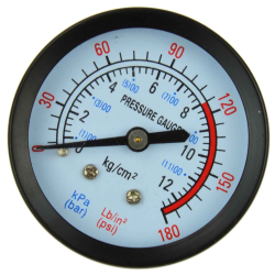 Manometer na dom�cu vod�re� 0-12 barov, GEKO