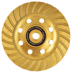 Br�sny diamantov� kot�� 125 mm TURBO so z�vitom M14, na bet�n, HEIDMAN