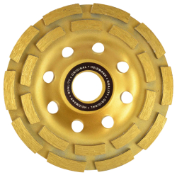 Br�sny diamantov� kot�� 125 x 22 mm dvojradov� bez z�vitu, na bet�n, HEIDMAN