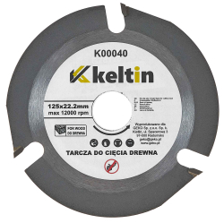 P�lov� kot�� s SK pl�tkami 125 x 3,2 x 22,23mm, 3 zuby, GEKO