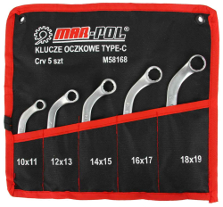 Sada o�kov�ch k���ov typ C, 10-19 mm 5-dielna, MAR-POL