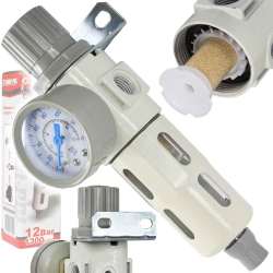 Odka�ova� s manometrom a regul�torom tlaku, 1/4 ", MAR-POL