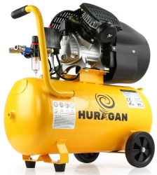 Kompresor olejov� 2-piestov� 2,2 kW, 440 l/min, 230V, vzdu�n�k 50 litrov, HURAGAN