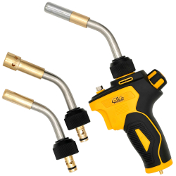 Plynov� hor�k s 3 d�zami na kartu�e MAPP, 1340�C, ELICO