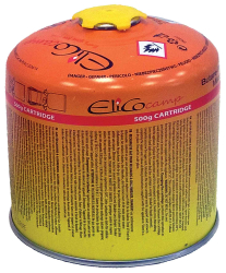 Plynov� kartu�a s propan-butanom 500 g, pripojenie na z�vit 7/16", ELICO