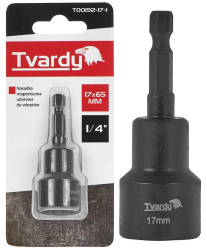 Adapt�r �derov� 1/4" 6 hran magnetick� 17 x 48 mm, TVARDY