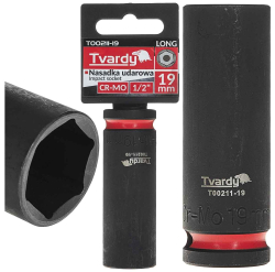 Hlavica n�str�n� pred�en� 6HRAN 1/2" 19 mm, �derov�, Cr-Mo, TVARDY