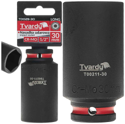 Hlavica n�str�n� pred�en� 6HRAN 1/2" 30 mm, �derov�, Cr-Mo, TVARDY