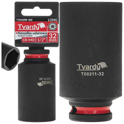 Hlavica n�str�n� pred�en� 6HRAN 1/2" 32 mm, �derov�, Cr-Mo, TVARDY