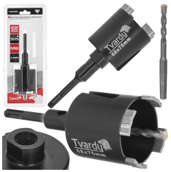 Vrt�k diamantov� korunkov� so stredov�m vrt�kom, priemer 68 mm, up�nanie SDS+, M16, TVARDY