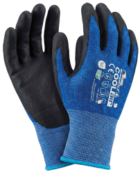 Ochrann� rukavice SUPER TECH COOL AIR, �plet coolmax so spandexom, modr�, ve�kos� 9
