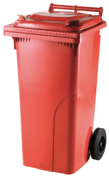 KUKA - n�doba na odpad 120 l, plastov� �erven�